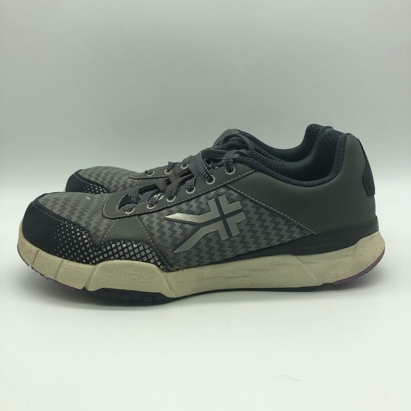 Kuru Shoes Women's 11.5 Wide Gray Quantum Mesh Athletic Running Sneakers - Picture 3 of 8